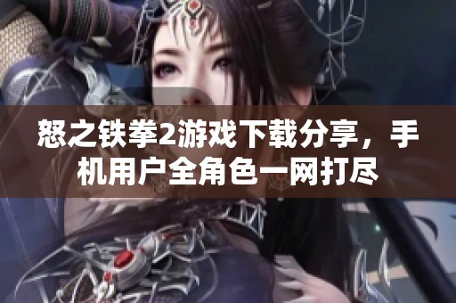 怒之铁拳2游戏下载分享，手机用户全角色一网打尽
