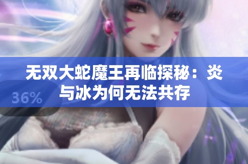 无双大蛇魔王再临探秘：炎与冰为何无法共存