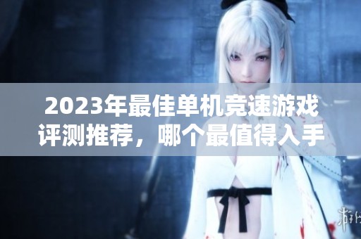 2023年最佳单机竞速游戏评测推荐，哪个最值得入手？