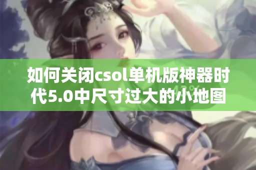 如何关闭csol单机版神器时代5.0中尺寸过大的小地图
