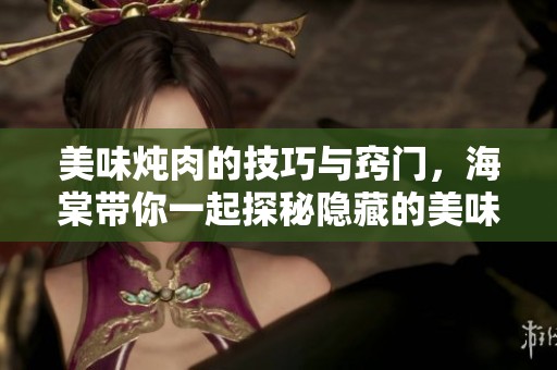 美味炖肉的技巧与窍门，海棠带你一起探秘隐藏的美味秘诀