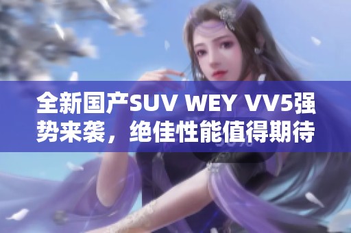 全新国产SUV WEY VV5强势来袭，绝佳性能值得期待