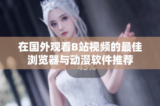 在国外观看B站视频的最佳浏览器与动漫软件推荐