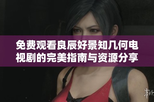 免费观看良辰好景知几何电视剧的完美指南与资源分享