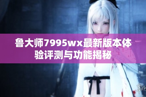 鲁大师7995wx最新版本体验评测与功能揭秘