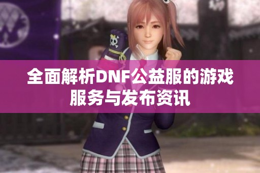 全面解析DNF公益服的游戏服务与发布资讯