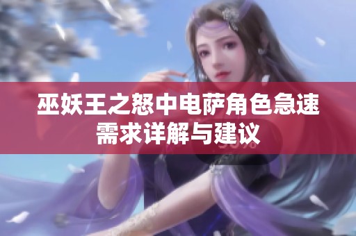 巫妖王之怒中电萨角色急速需求详解与建议