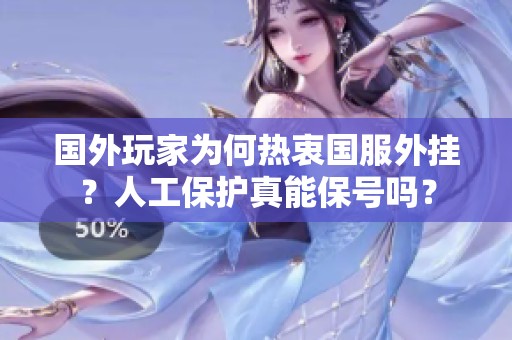 国外玩家为何热衷国服外挂？人工保护真能保号吗？