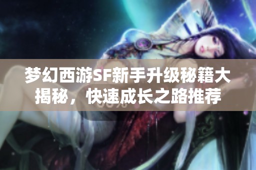 梦幻西游SF新手升级秘籍大揭秘，快速成长之路推荐