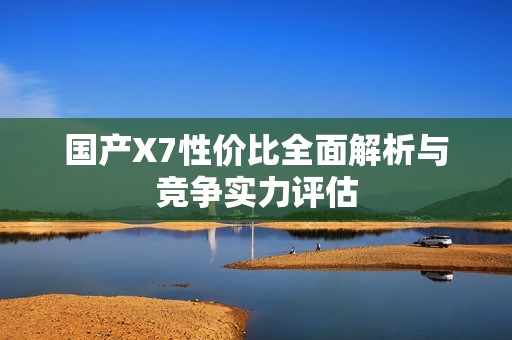 国产X7性价比全面解析与竞争实力评估