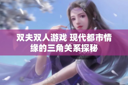 双夫双人游戏 现代都市情缘的三角关系探秘
