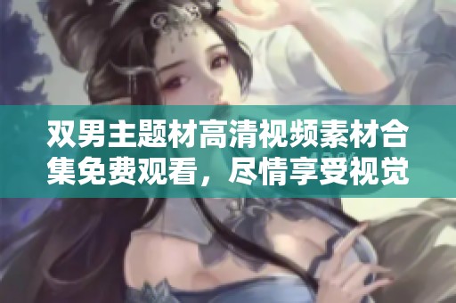 双男主题材高清视频素材合集免费观看，尽情享受视觉盛宴