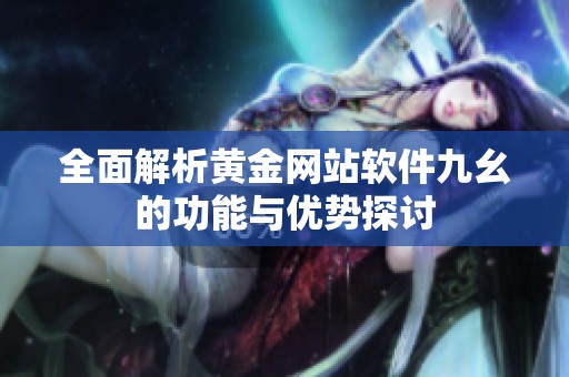 全面解析黄金网站软件九幺的功能与优势探讨