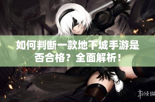 如何判断一款地下城手游是否合格？全面解析！