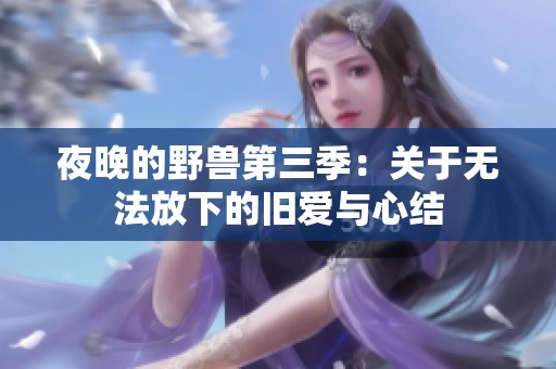 夜晚的野兽第三季：关于无法放下的旧爱与心结