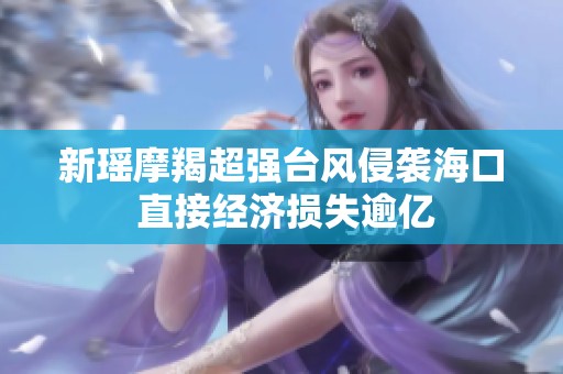 新瑶摩羯超强台风侵袭海口 直接经济损失逾亿