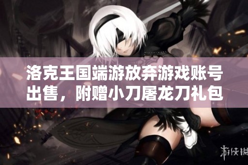 洛克王国端游放弃游戏账号出售，附赠小刀屠龙刀礼包