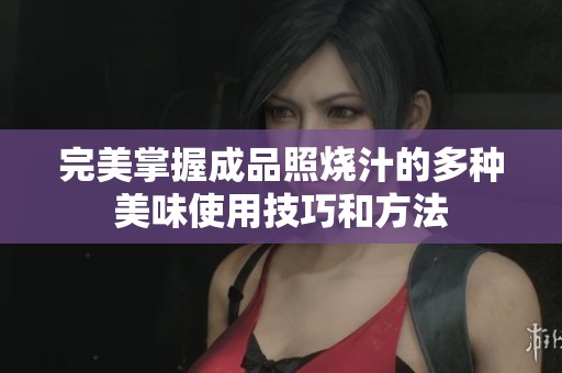 完美掌握成品照烧汁的多种美味使用技巧和方法