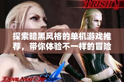 探索暗黑风格的单机游戏推荐，带你体验不一样的冒险之旅