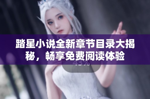 踏星小说全新章节目录大揭秘，畅享免费阅读体验