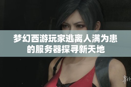 梦幻西游玩家逃离人满为患的服务器探寻新天地