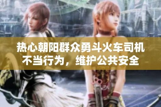 热心朝阳群众勇斗火车司机不当行为，维护公共安全