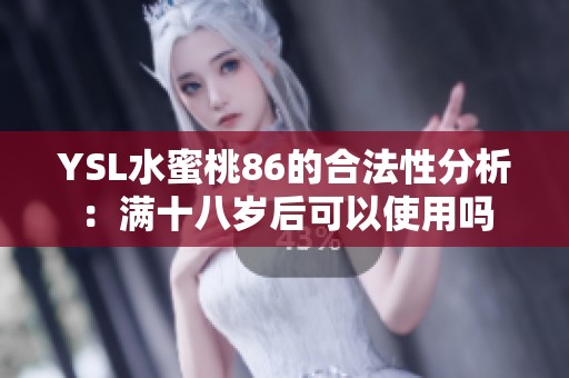 YSL水蜜桃86的合法性分析：满十八岁后可以使用吗