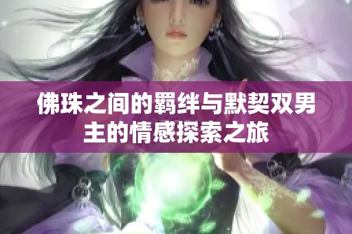 佛珠之间的羁绊与默契双男主的情感探索之旅