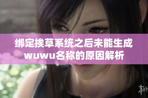绑定挨草系统之后未能生成wuwu名称的原因解析