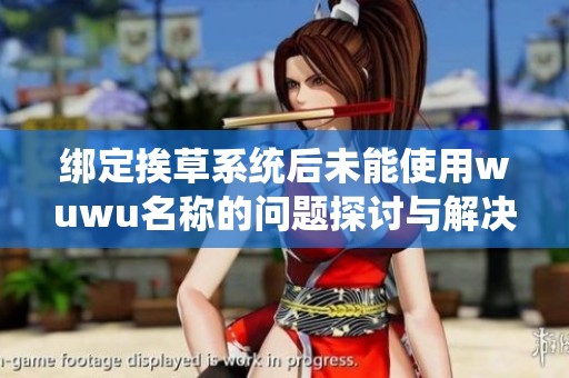 绑定挨草系统后未能使用wuwu名称的问题探讨与解决方案