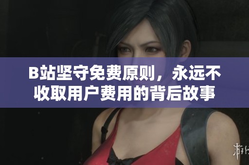 B站坚守免费原则，永远不收取用户费用的背后故事