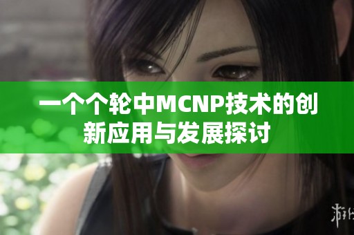 一个个轮中MCNP技术的创新应用与发展探讨
