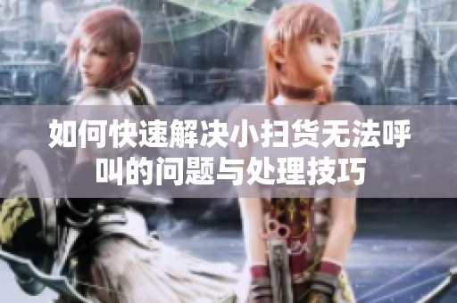 如何快速解决小扫货无法呼叫的问题与处理技巧