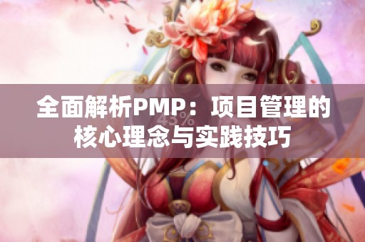 全面解析PMP：项目管理的核心理念与实践技巧