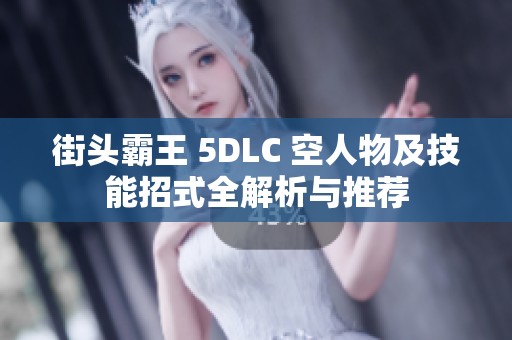 街头霸王 5DLC 空人物及技能招式全解析与推荐