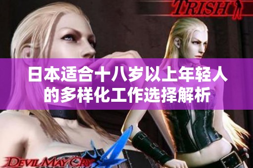 日本适合十八岁以上年轻人的多样化工作选择解析