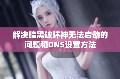 解决暗黑破坏神无法启动的问题和DNS设置方法