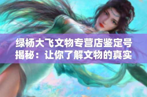 绿杨大飞文物专营店鉴定号揭秘：让你了解文物的真实价值与故事
