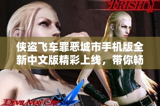 侠盗飞车罪恶城市手机版全新中文版精彩上线，带你畅游虚拟世界