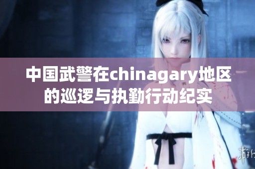 中国武警在chinagary地区的巡逻与执勤行动纪实