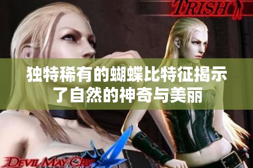 独特稀有的蝴蝶比特征揭示了自然的神奇与美丽