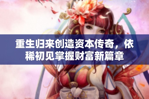 重生归来创造资本传奇，依稀初见掌握财富新篇章