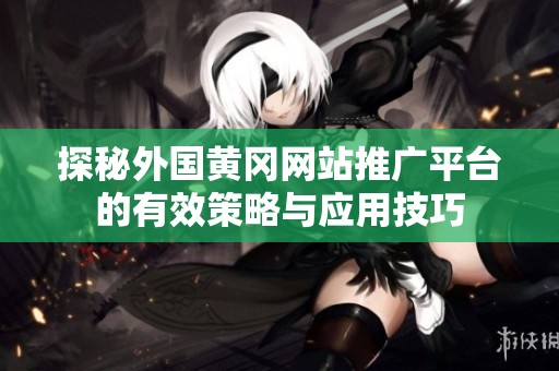 探秘外国黄冈网站推广平台的有效策略与应用技巧