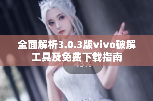 全面解析3.0.3版vivo破解工具及免费下载指南