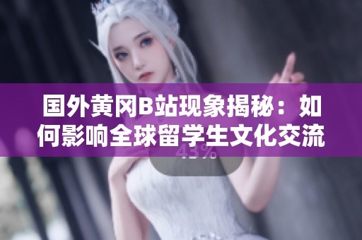 国外黄冈B站现象揭秘：如何影响全球留学生文化交流