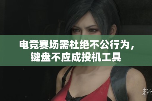 电竞赛场需杜绝不公行为，键盘不应成投机工具