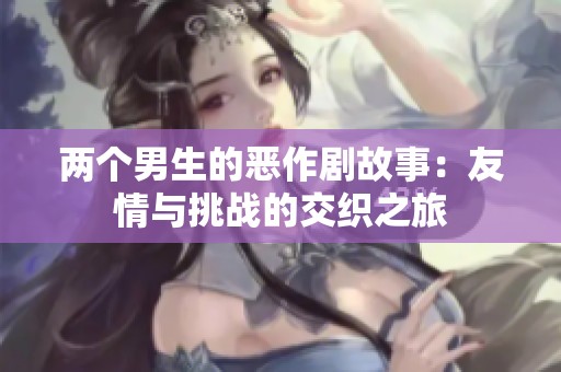 两个男生的恶作剧故事：友情与挑战的交织之旅
