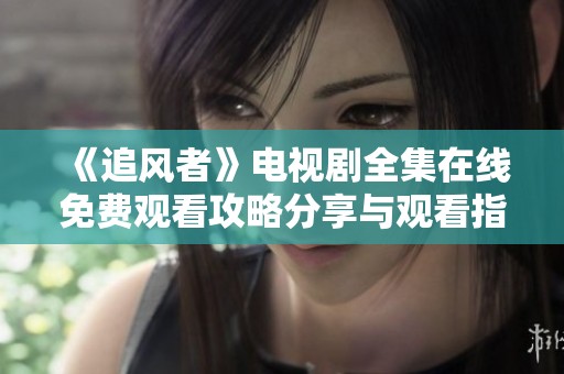 《追风者》电视剧全集在线免费观看攻略分享与观看指南