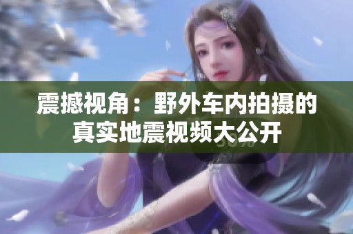 震撼视角：野外车内拍摄的真实地震视频大公开