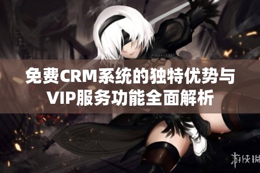 免费CRM系统的独特优势与VIP服务功能全面解析